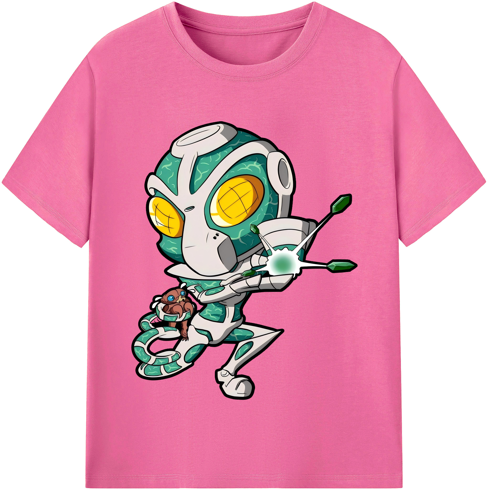 （画像用） ジョジョの奇妙な冒険 花京院 典明（かきょういん のりあき） JoJo's Bizarre Adventure Kakyoin Noriaki レディースカジュアルプリントTシャツ（綿100％）